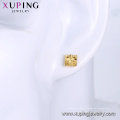 95957 xuping simple elegante 24k color dorado ambiental cobre señoras stud pendientes